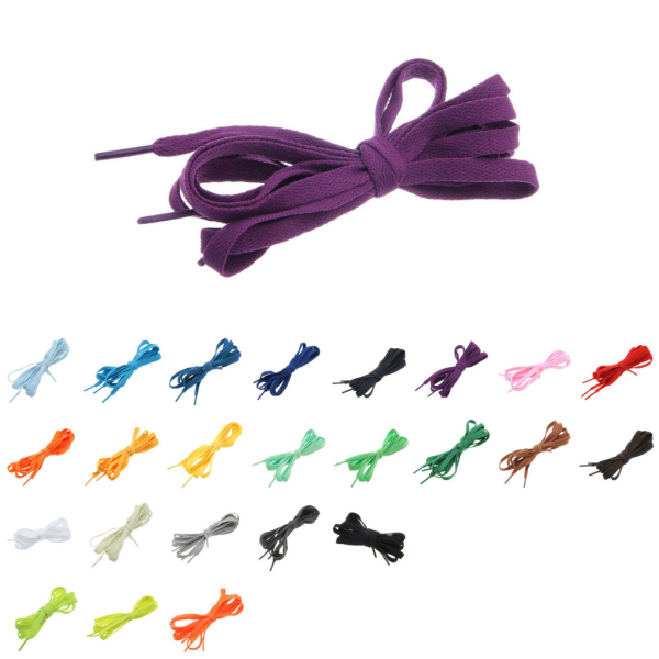 Skolisser - Gule - Flate [120 cm] Yellow one size