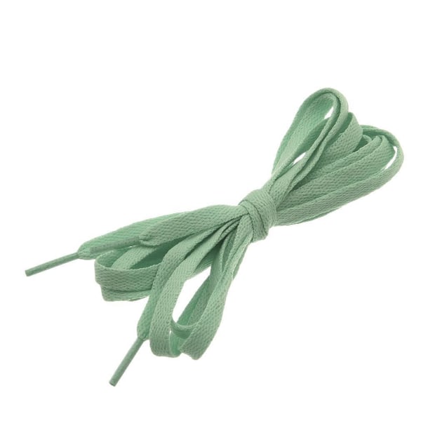 Kengännauhat - Pastellinvihreät - Litteät [160 cm] Pastel green one size