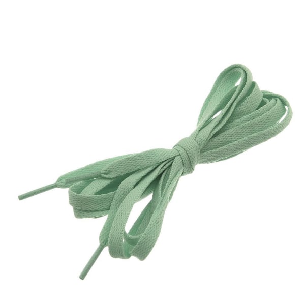 Snørebånd - Pastelgrøn - Flade [160 cm] Pastel green one size