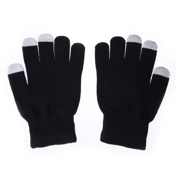 Älypuhelinhanskat - Musta - Touch Glove - Käsineet Black one size