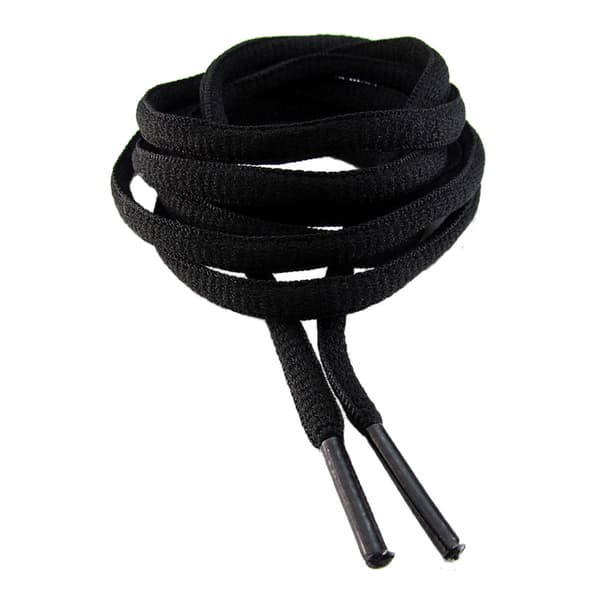 Skolisser - Svart - Rund - Oval [100 cm] Black one size