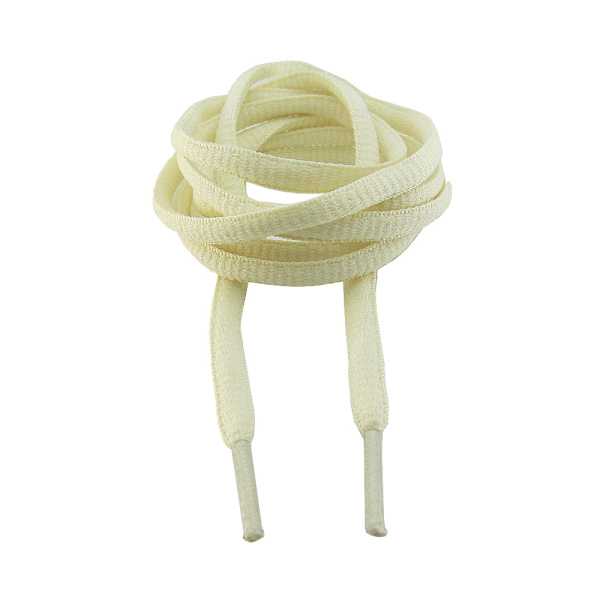 Snørebånd - Vanilje - Ovale [130 cm] Vanilla one size