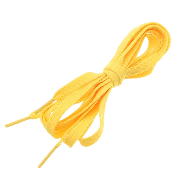 Snørebånd - Gul - Flade [180 cm] Yellow one size