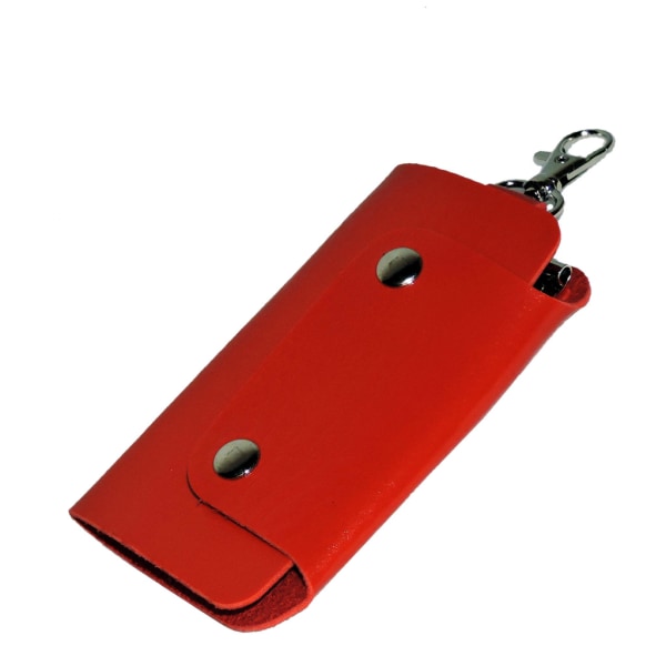 Keinonahkainen avaimenperä - punainen [v2] Red Röd