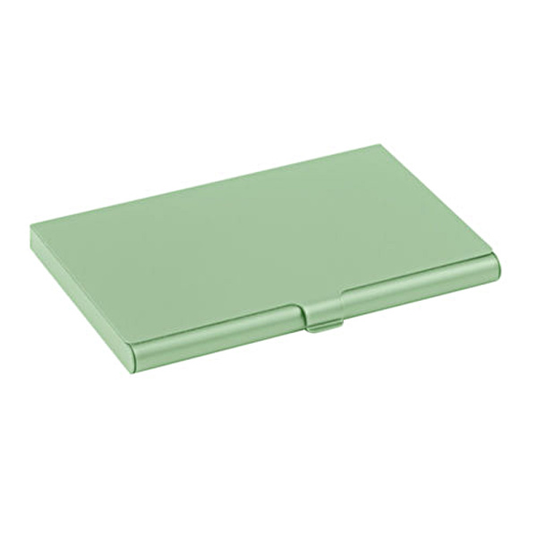 Glat aluminiumskortholder - Lysegrøn - Pung Light green