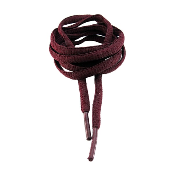 Kengännauhat - Tummanpunaiset - Soikeat [130 cm] Wine red one size