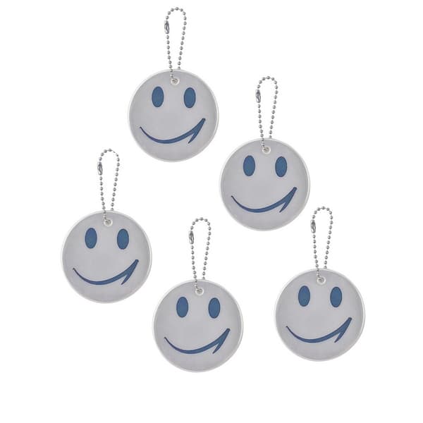 Reflex - Familiepakke - Smiley - 5 stk - Hvit White