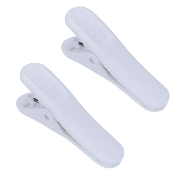 Hovedtelefonkabelholder - hovedtelefonklips - 8-pak - Hvid [Stor] White