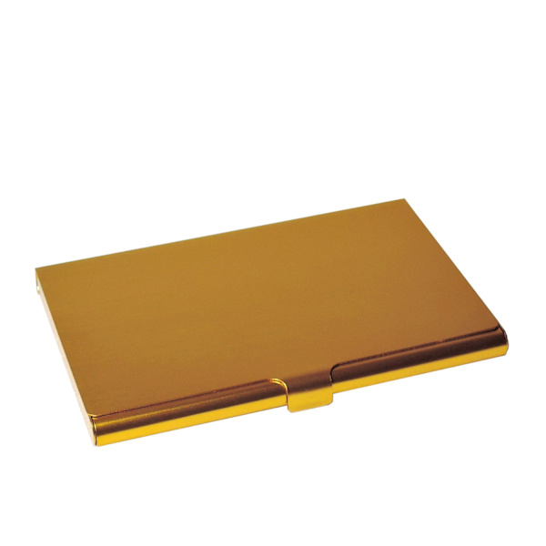 Glat aluminium kortholder - Gul - Pung Yellow