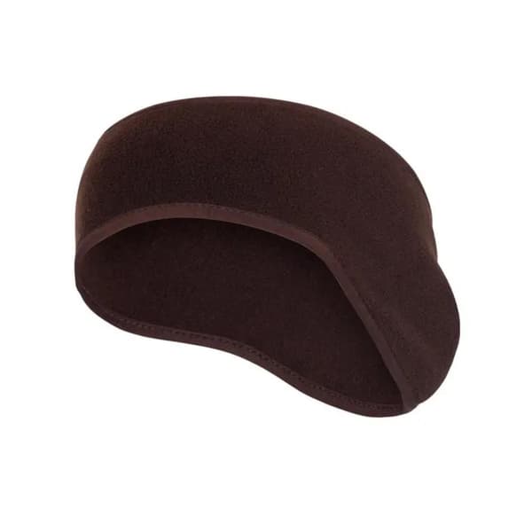 Pandebånd - Fleece - Brun Brown one size