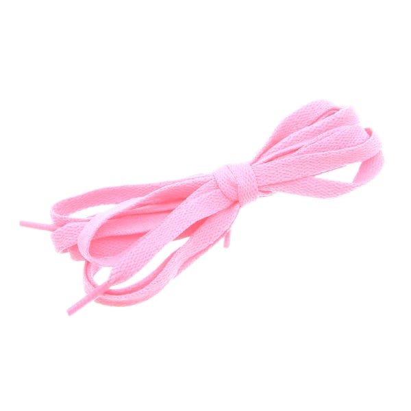 Snørebånd - Pink - Flade [120 cm] Pink one size
