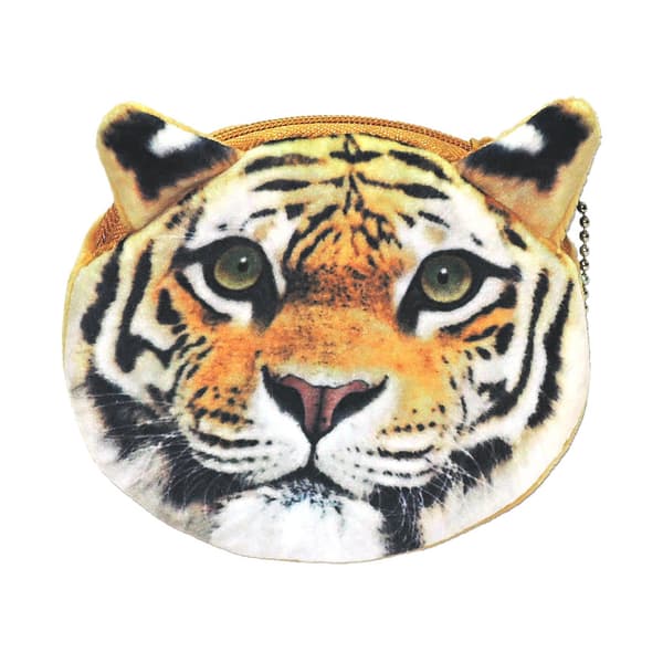 Tiger - Börs - Katt - Portmonnä - Miniväska [A14] MultiColor one size