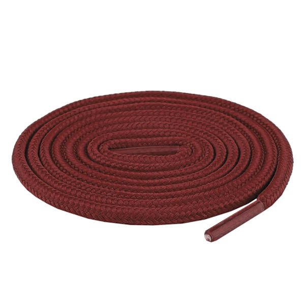 Kenkänauhat - Pyöreät [120 cm] - Viininpunainen Wine red one size