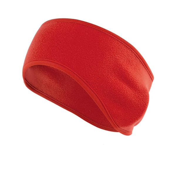 Pannebånd - Fleece - Rød Red one size