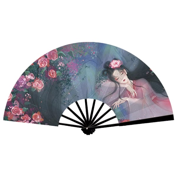 Vifte - Stor 30 cm [S5] - Sovende blomst Multicolor