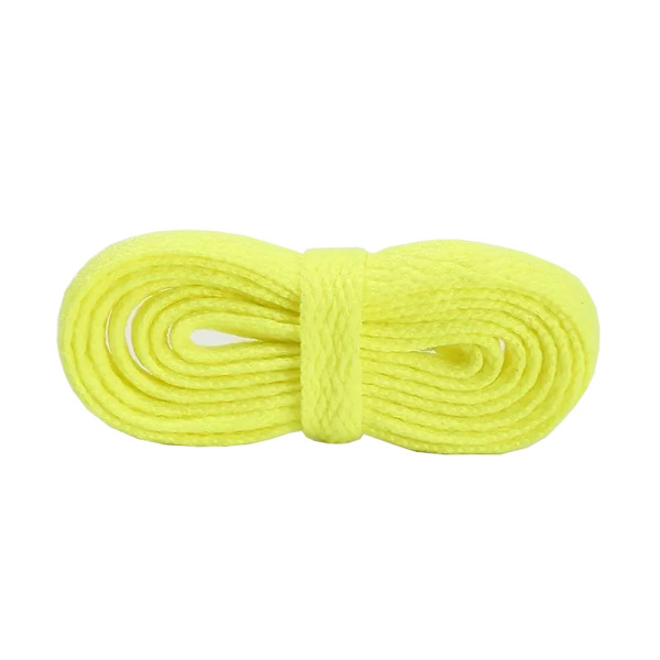 Kengännauhat - Neonkeltaiset - Litteät [160 cm] Light yellow one size