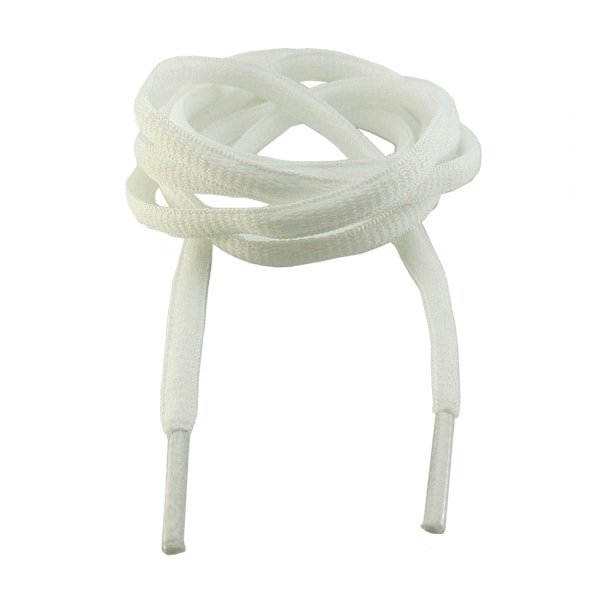 Kenkänauhat - Pyöreät - Soikeat [160 cm] White one size