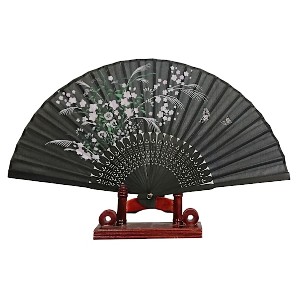 Ventilator - Sommerfugle med blomster [M1] - Sort Black