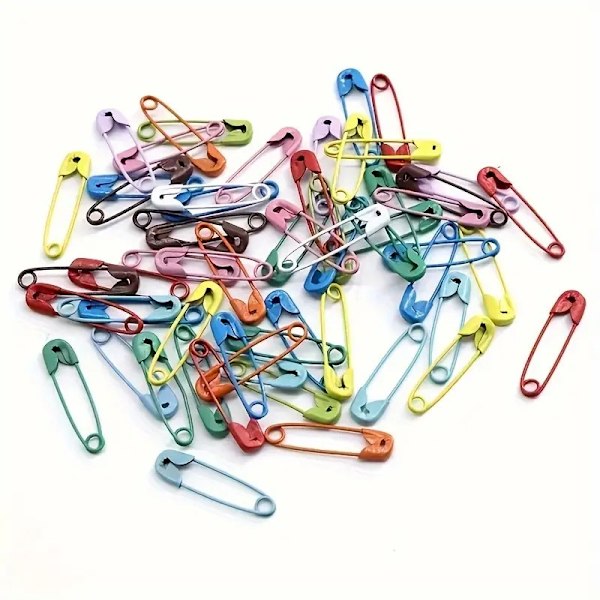 Hakaneulat - Pienet - Moniväriset - 60 kpl Multicolor