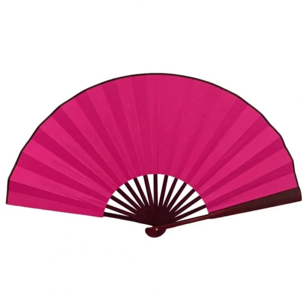 Ventilator - Ensfarvet - Ekstra stor 33cm - Rose rød Dark pink