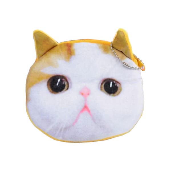 Hvid kat - Pung - Pung - Minitaske [A11] White one size