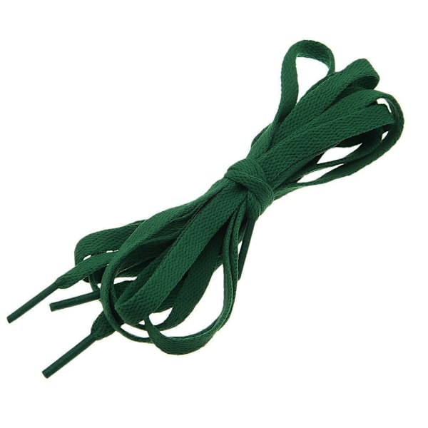 Skosnören - Mörkgrön - Platta [160 cm] Mörkgrön one size