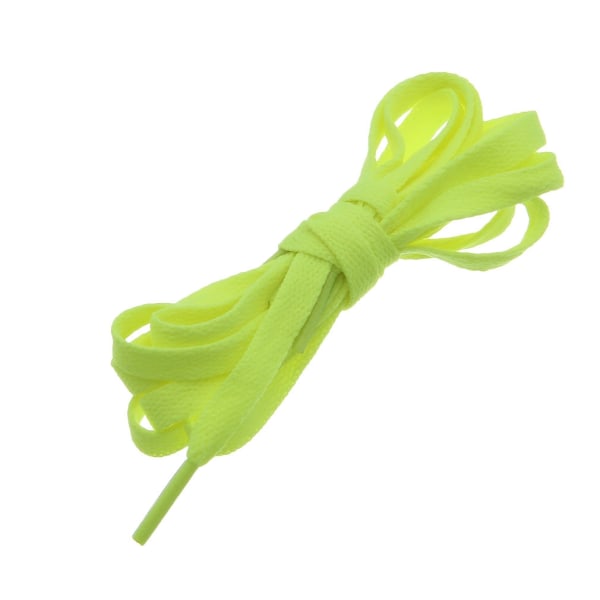 Skolisser - Neongrønne - Flate [180 cm] Green yellow one size