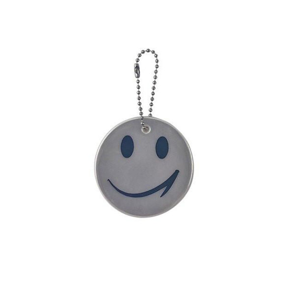 Reflekterende - Smiley - Hvid White Vit