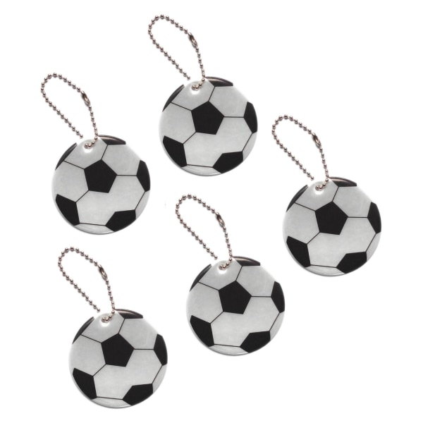 Reflex - Familiepakke - Fotball - Svart / hvit - 5 stk White