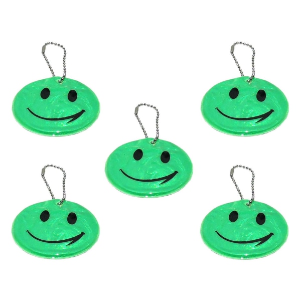 Reflex - Perhepakkaus - Hymiö - 5 kpl - Vihreä Green