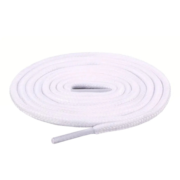 Skolisser - Runde [150 cm] - Hvite White one size