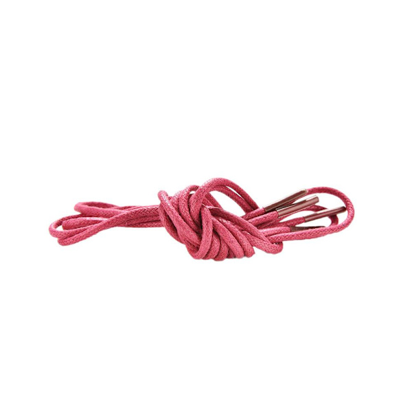 Skolisser - Roserøde - Runde voksede [80 cm] - Utgått modell Dark pink one size