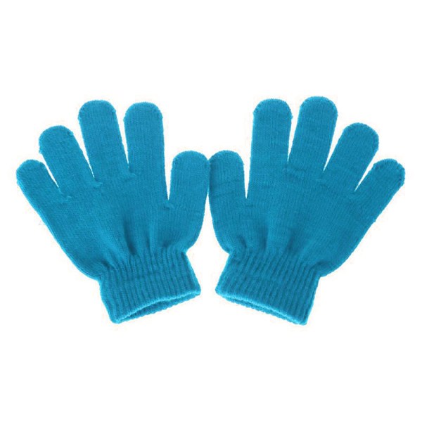 Fingervotter for barn - Turkis Turquoise one size