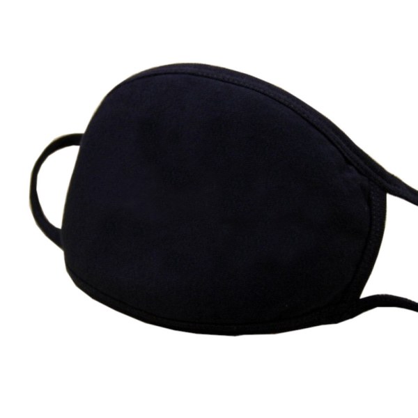 Ansigtsmaske - Sort - Ensfarvet - Maskeret Black one size