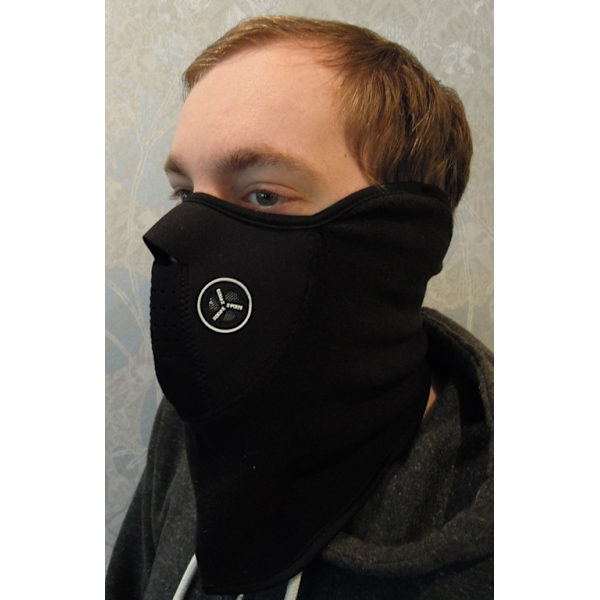 Cykelmask - Skidmask - Ansiktsmask - MC-mask - Ninja - Flera färgval Svart one size