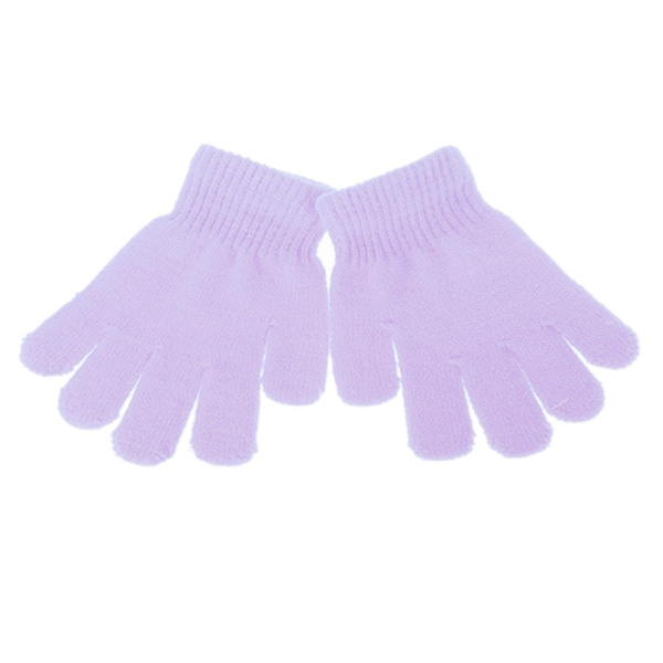 Fingerhansker for barn - Lys lilla Light purple one size