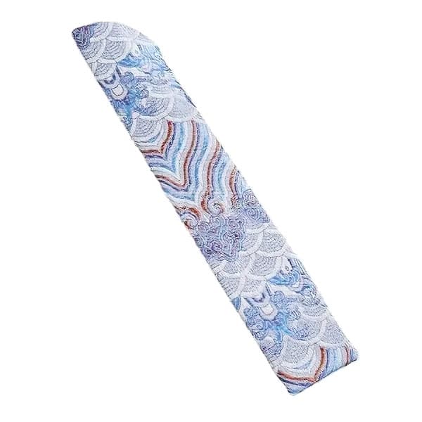 Viftedeksel med brodert mønster - Hvit/rød/blå White