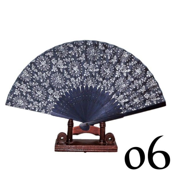 Fans - Oriental Winds [Blå] - Blå / Hvid [6] Blue