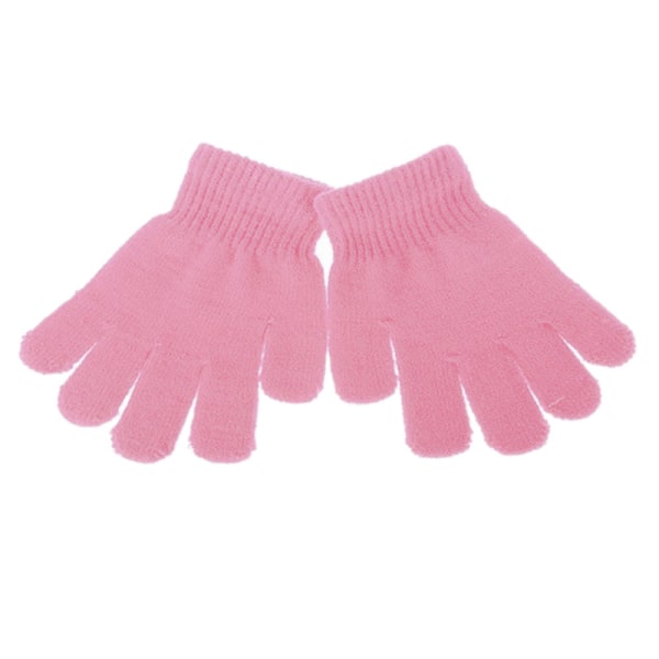 Fingre for barn - Rosa Pink one size