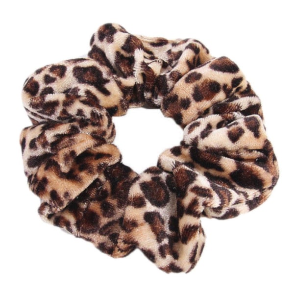 Hårspenne - Scrunchie - Leopard MultiColor