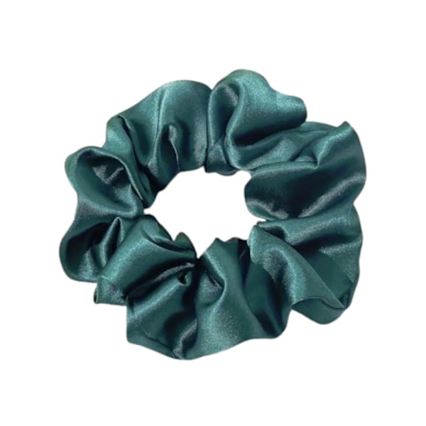 Hiussolmio - Scrunchie - Satiini - 12cm - Vihreä Green