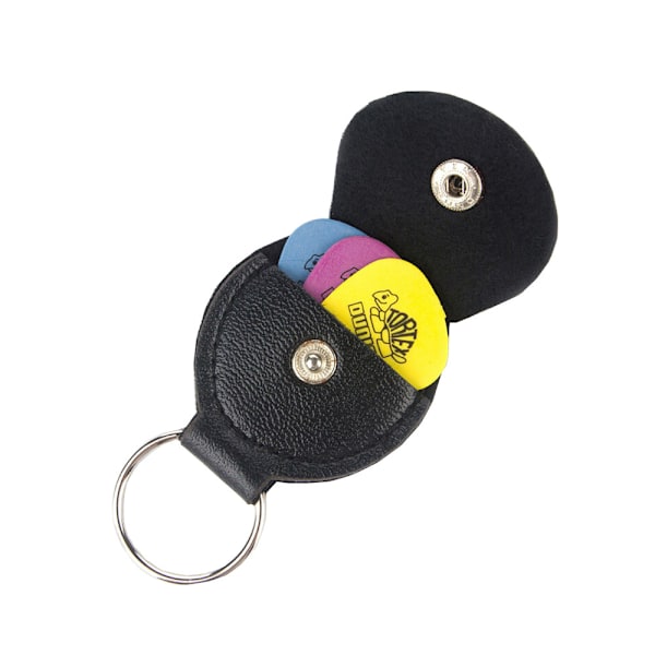 Nøglering med plektrumholder - Sort Black