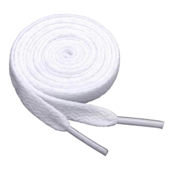 Snørebånd – Hvid – Flad [150 cm] White one size