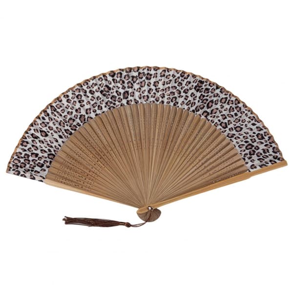 Solfjäder - Spansk stil - Leopard [Brun] multifärg