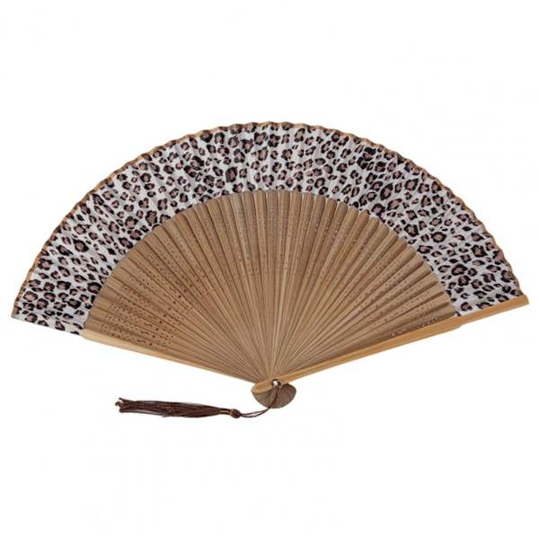 Vifte - Spansk stil - Leopard [Brun] Multicolor