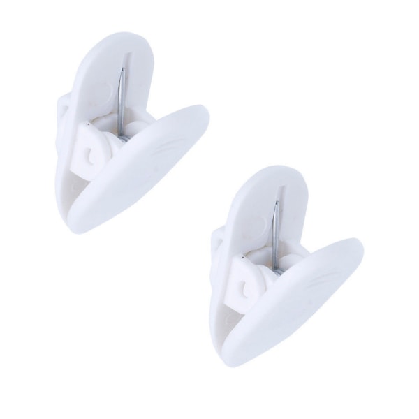 Hållare till hörlurssladd - hörlursklämma - 4-pack - Vit [Small] White 4 st Vit(4S)