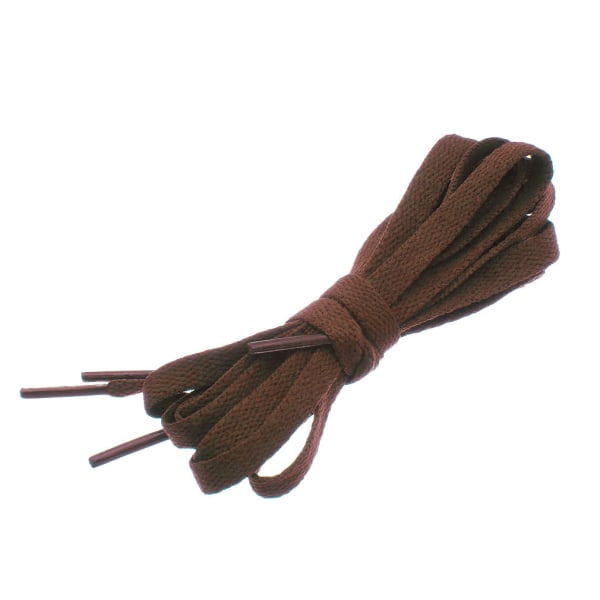 Skolisser - Kaffebrune - Flate [120 cm] Brown one size