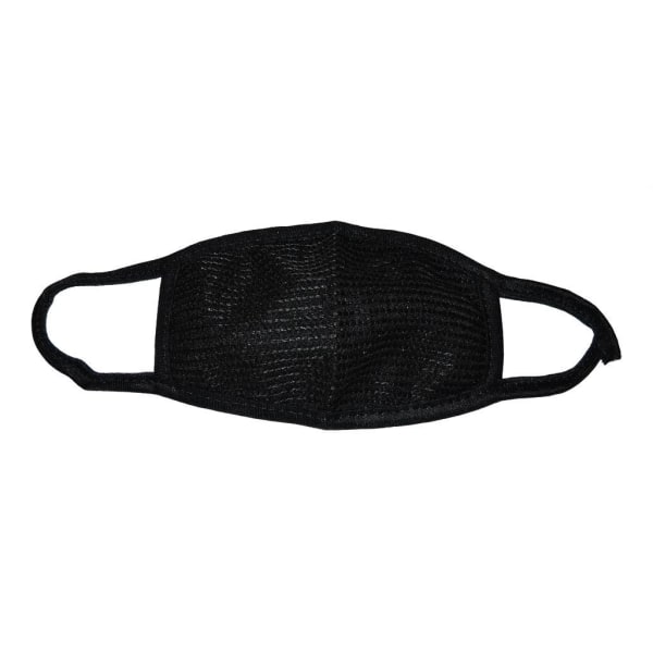 Ansiktsmaske - Svart - Dobbelpakning Black one size