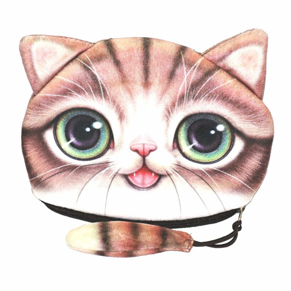 Stor veske med hale - Katt - Veske - Miniveske [KmS3] Multicolor
