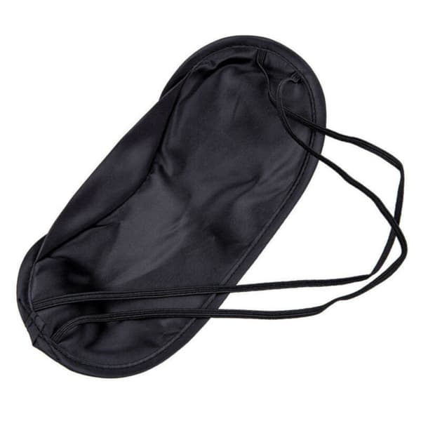 Sovemaske - Enkelt design - Sort Black one size